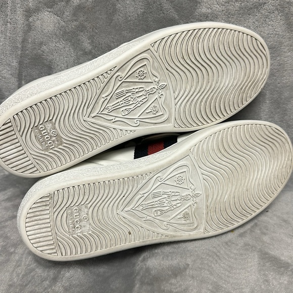 Gucci Ace Web Blind For Love Sneakers Size 36.5 - Picture 7 of 9
